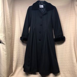 Elegant Black Kids Coat